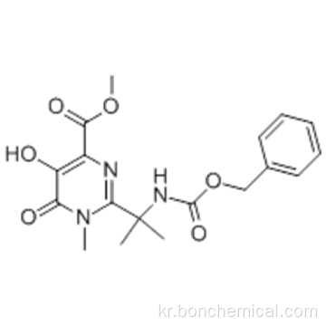 4-PYRIMIDINECARBOXYLIC ACID, 1,6-DIHYDRO-5-HYDROXY-1-METHYL-2- [1-METHYL-1-[[(PHENYLMETHOXY) CARBONYL] AMINO] ETHYL] -6-OXO-, METHYL ESTER CAS 888504- 27-6